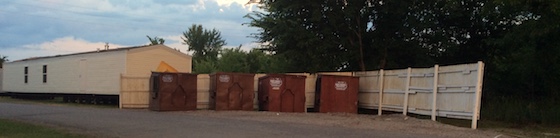 mobile home park dumpster